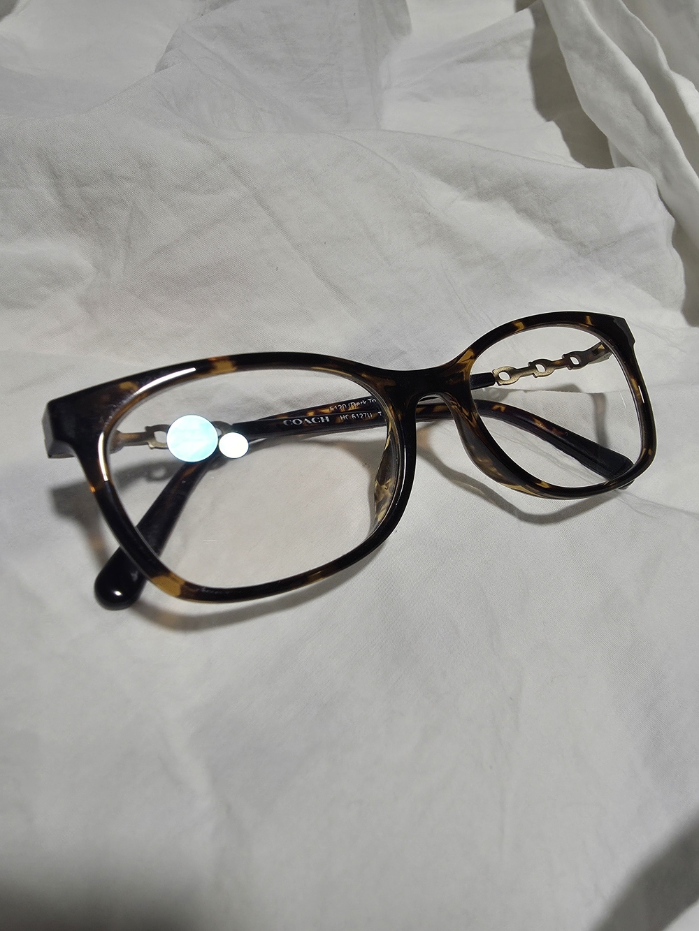 Coach Tortoiseshell Women's Optical Glasses With Case